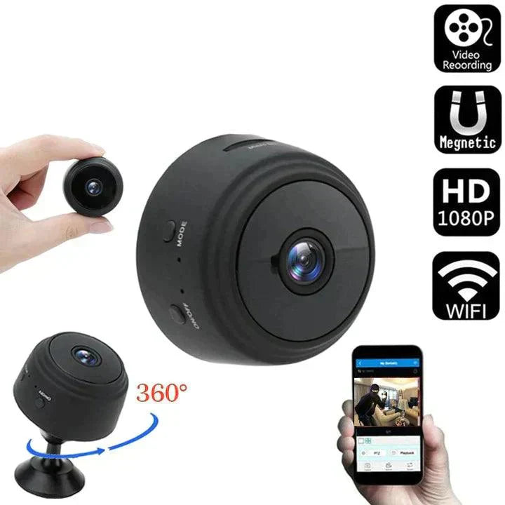 (3X1 SOLO POR HOY) MINI CÁMARA ESPÍA DE VIGILANCIA - WIFI, FULL HD